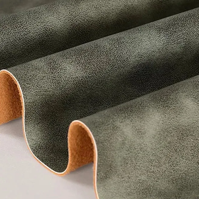 13 Color / Jazmín Distressed Faux Leather Fabric