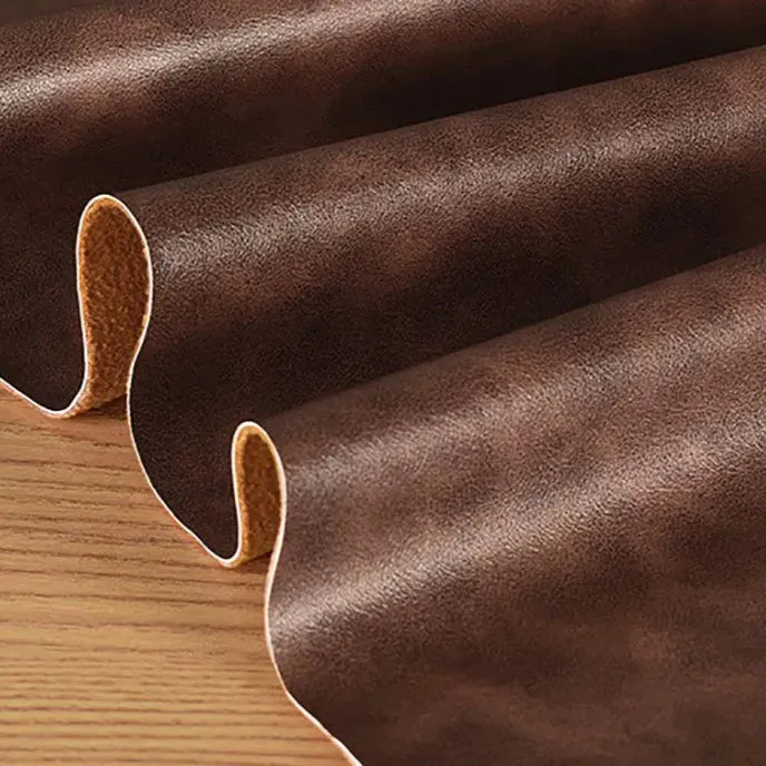 13 Color / Jazmín Distressed Faux Leather Fabric