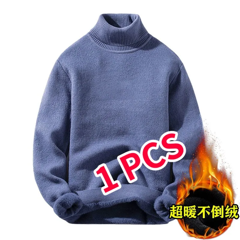 2PCS Men's Fleece Thickened  Sweater