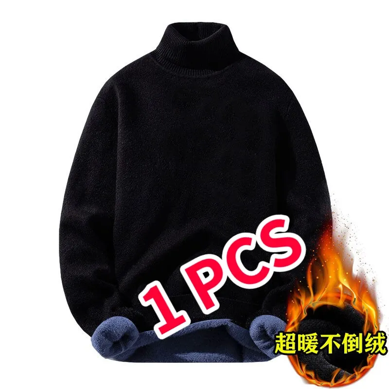 2PCS Men's Fleece Thickened  Sweater