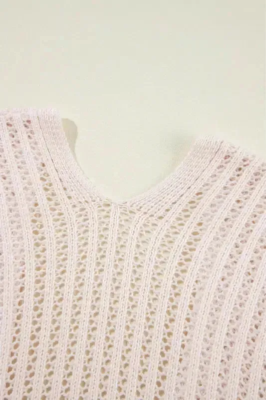 Airy Chic Crochet Cardigan