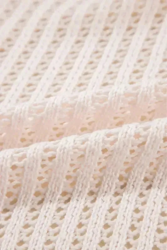 Airy Chic Crochet Cardigan