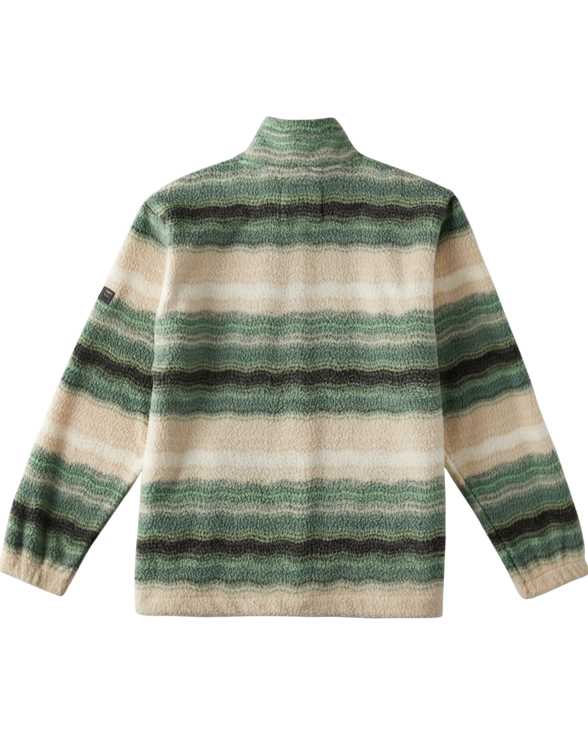 Boundary Mock Neck Fleece in Matcha