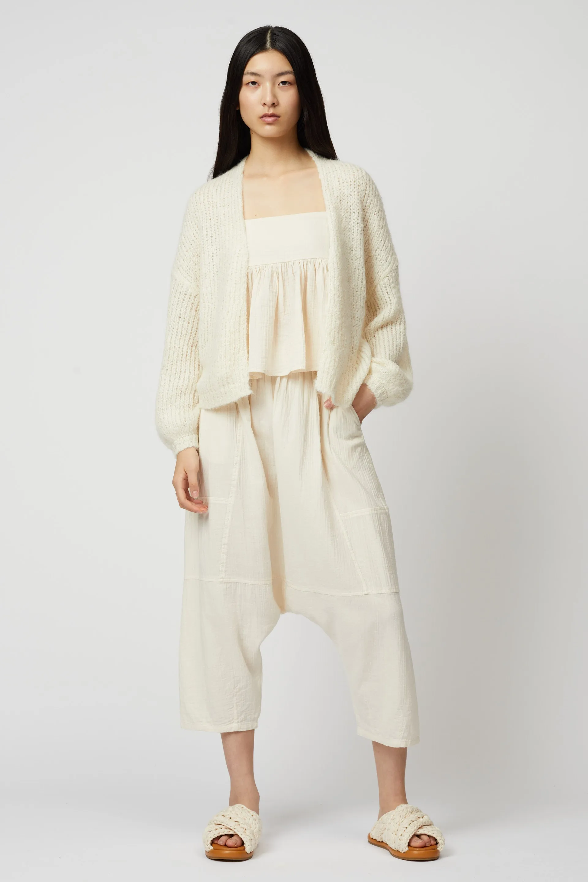 Cora Cardigan in Suri Alpaca Airy Knit