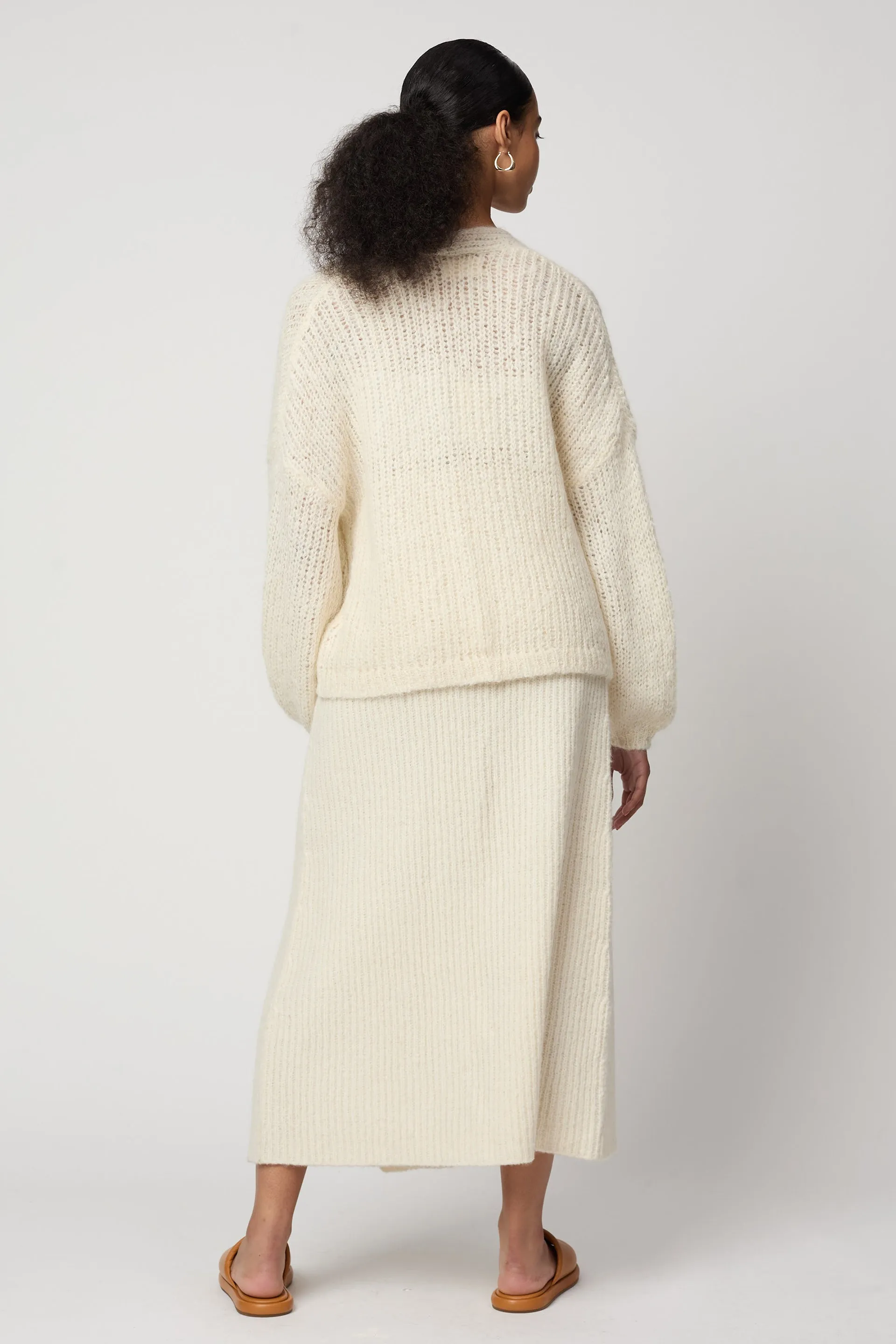 Cora Cardigan in Suri Alpaca Airy Knit