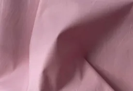 Crisp & Smooth Dusted Deep Pink Cotton Poplin (Made in Italy)