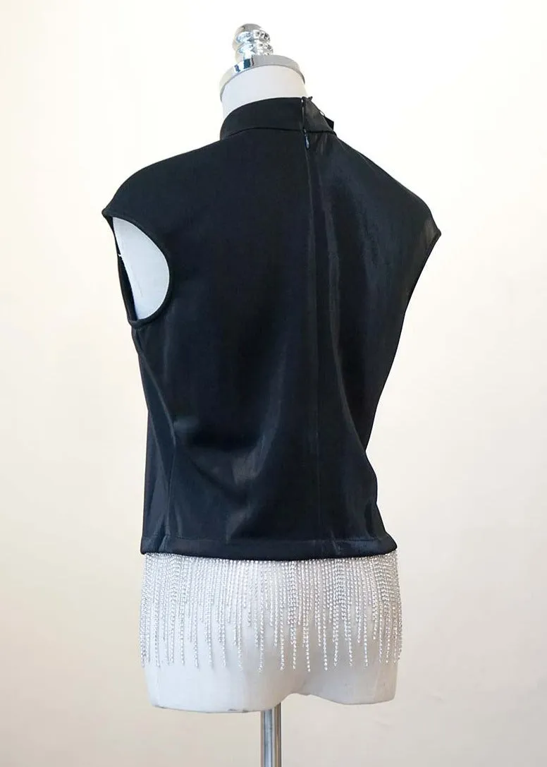 Crystal Drop Qipao Top