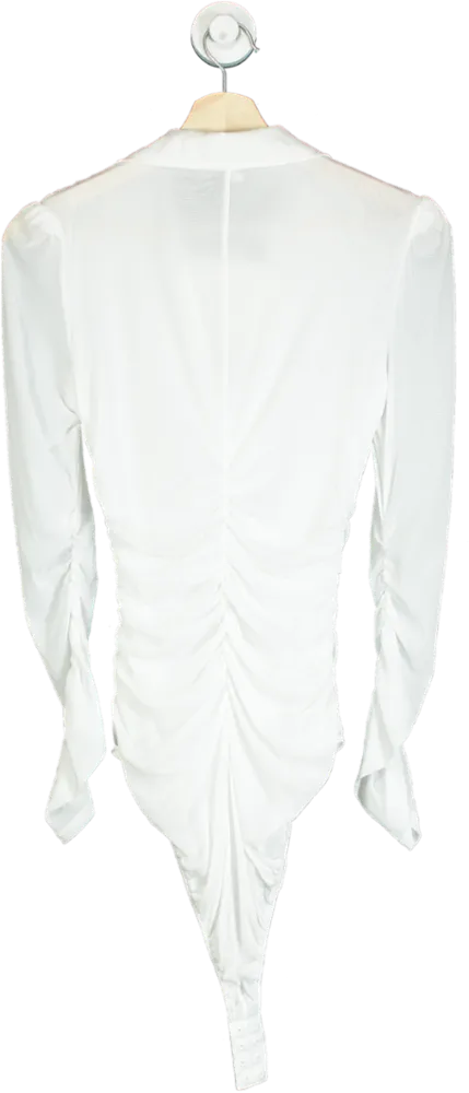 Diane Von Furstenberg Ivory Giorgi Bodysuit UK M