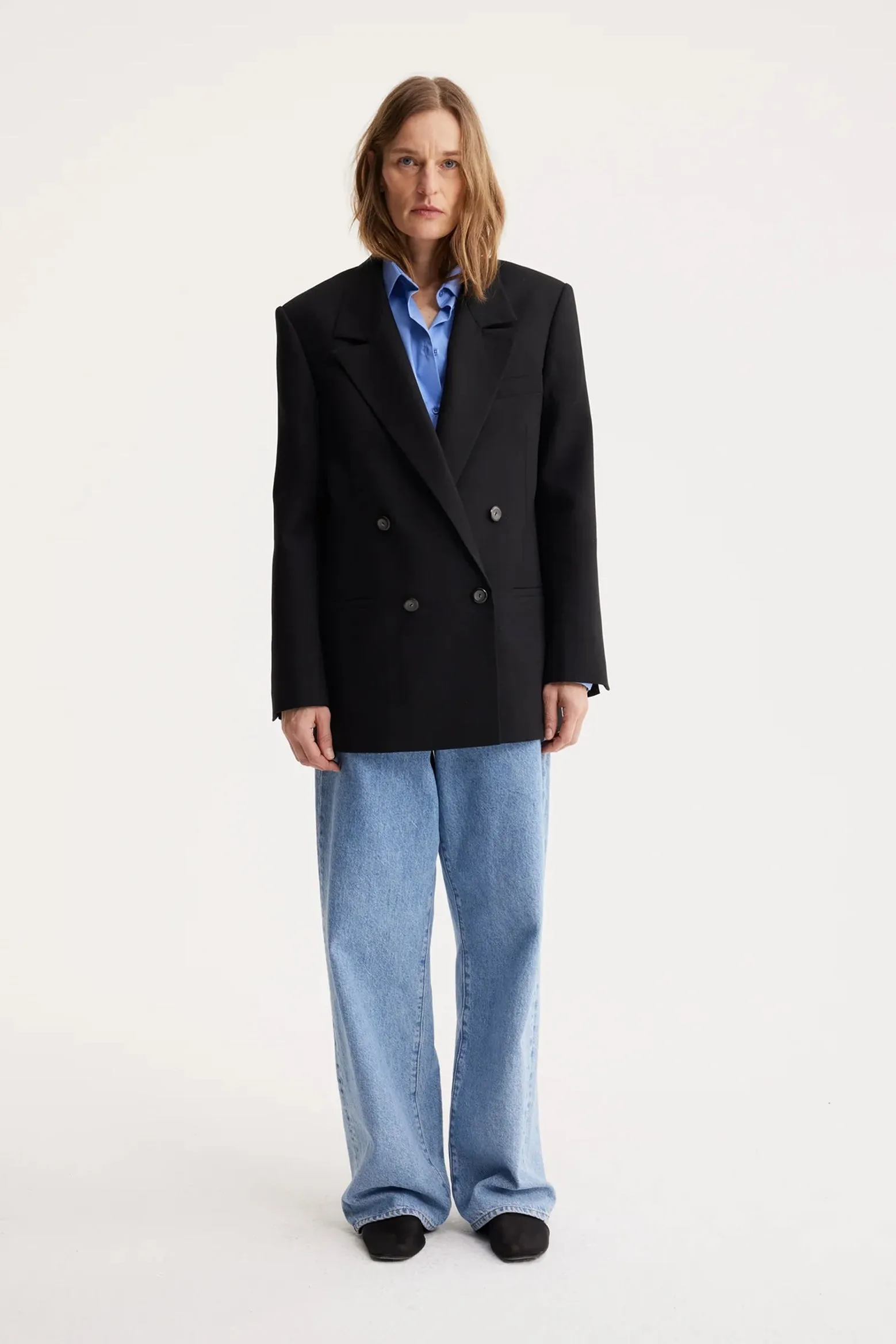 DOUBLE BREASTED BLAZER