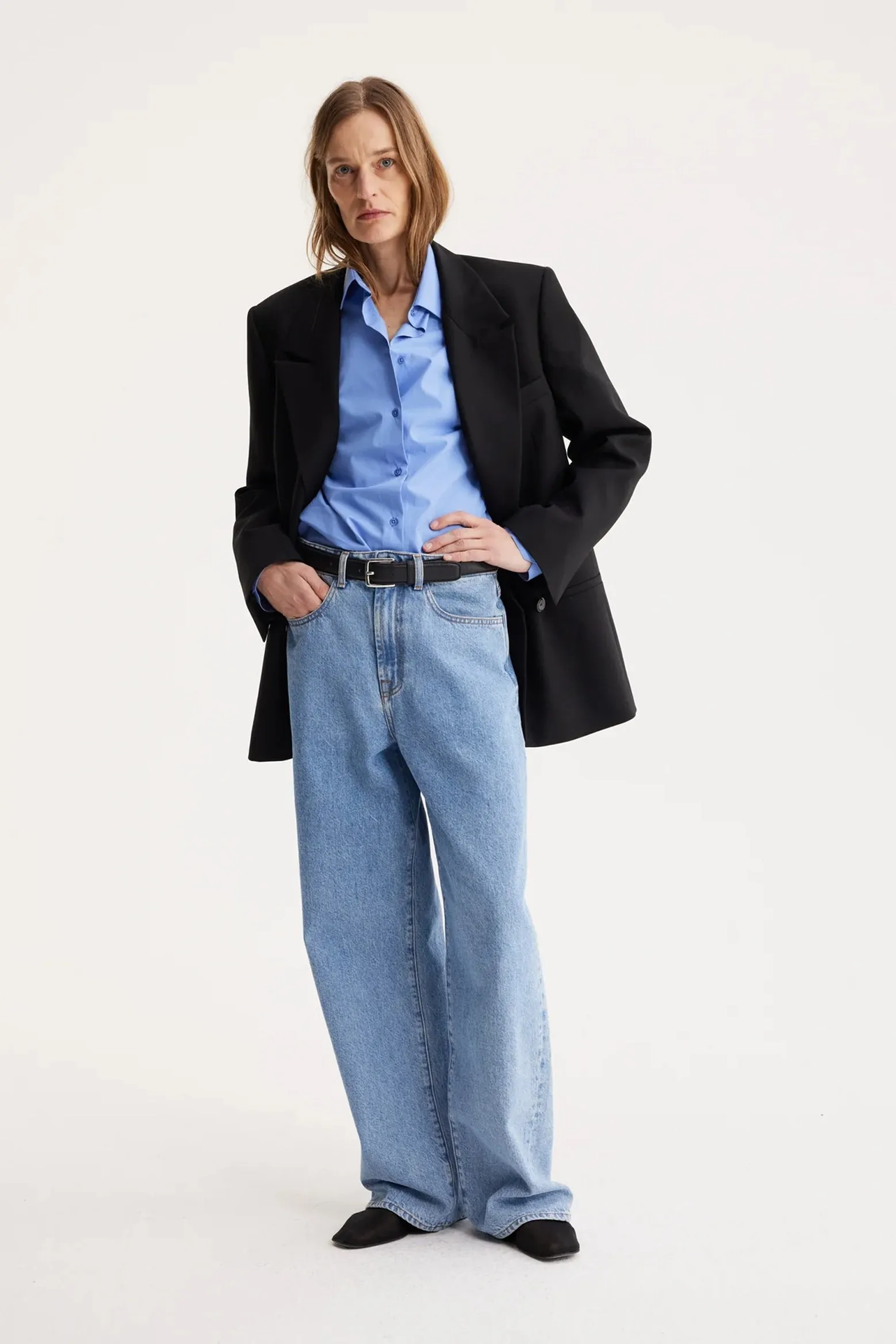 DOUBLE BREASTED BLAZER