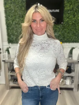 Ivory Lace Top