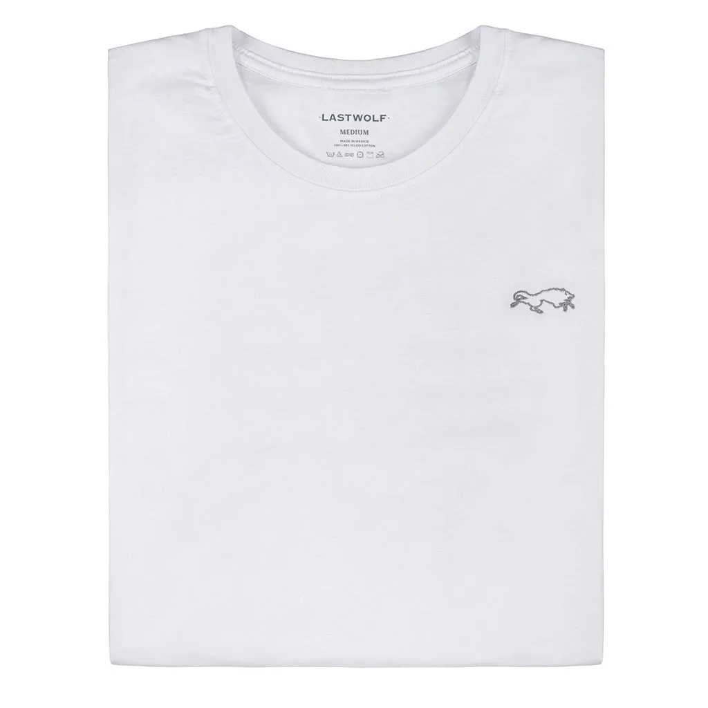 LASTWOLF LOGO T-SHIRT - WHITE