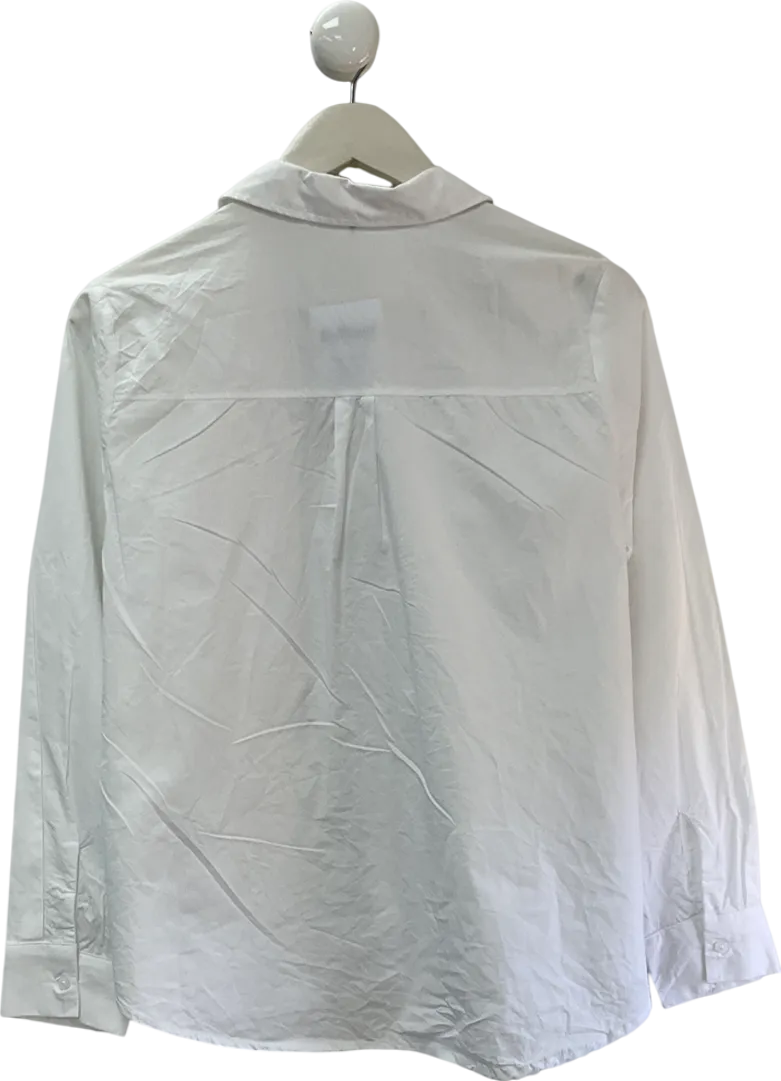 lefties White Poplin Shirt UK M
