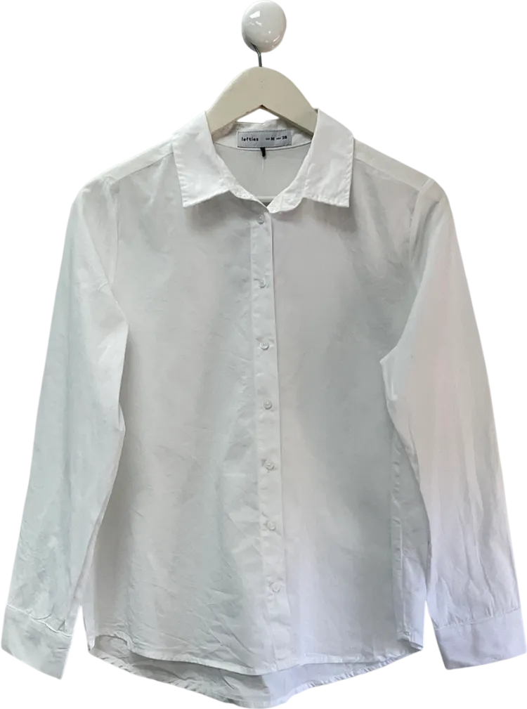 lefties White Poplin Shirt UK M