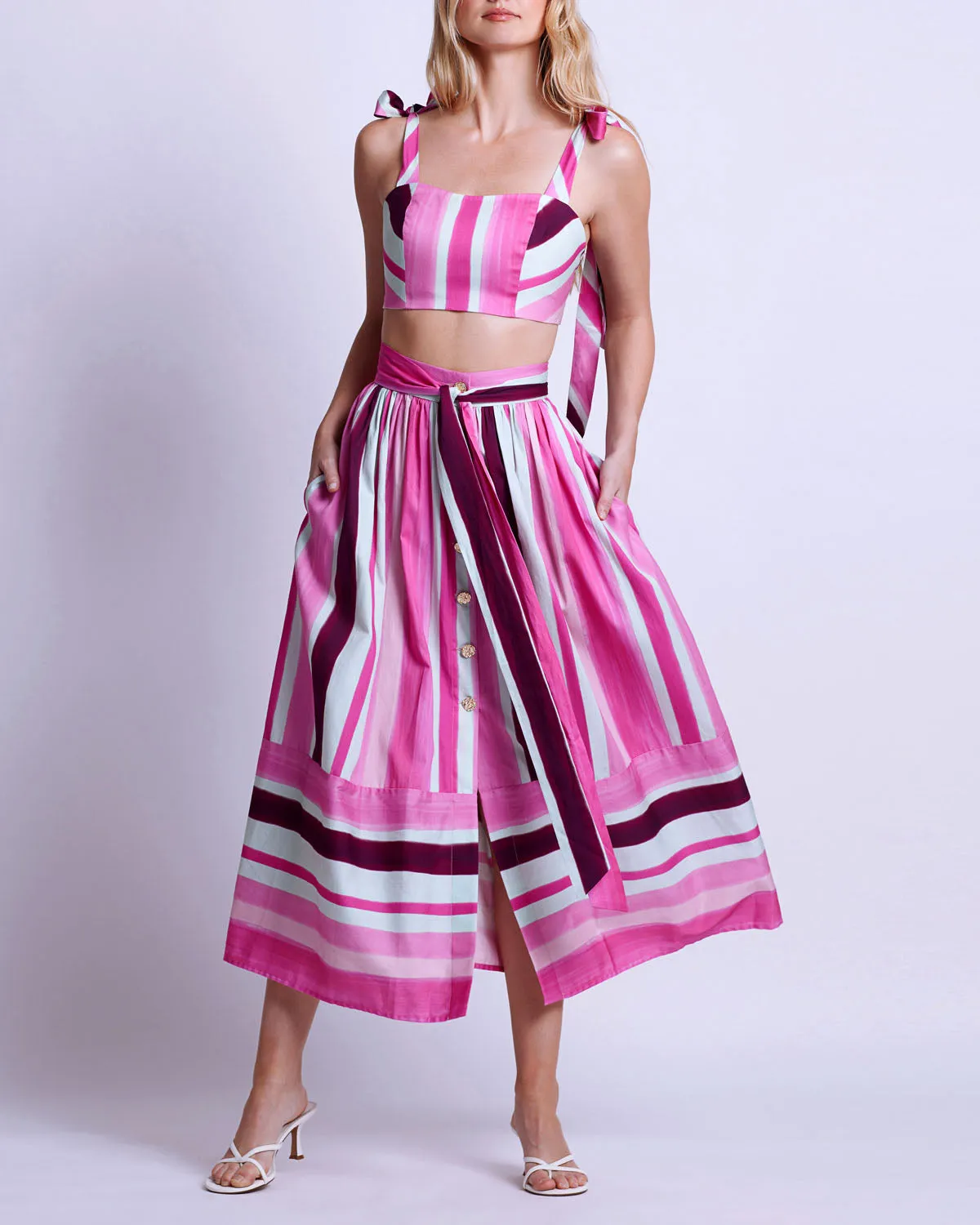 Listra Cotton Cropped Top