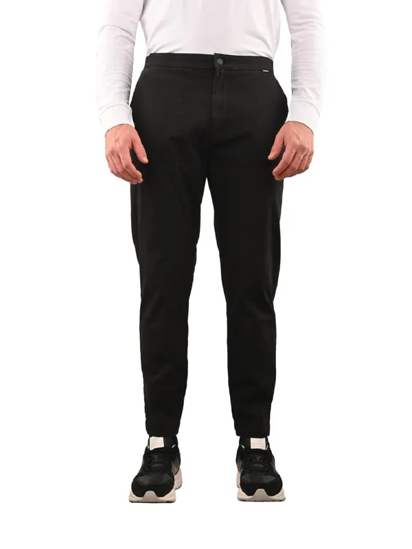 Modern Twill Cropped Tapered