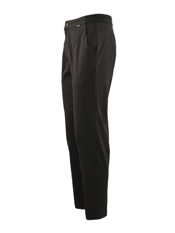 Modern Twill Cropped Tapered