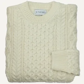 Natural Irish Fisherman Sweater