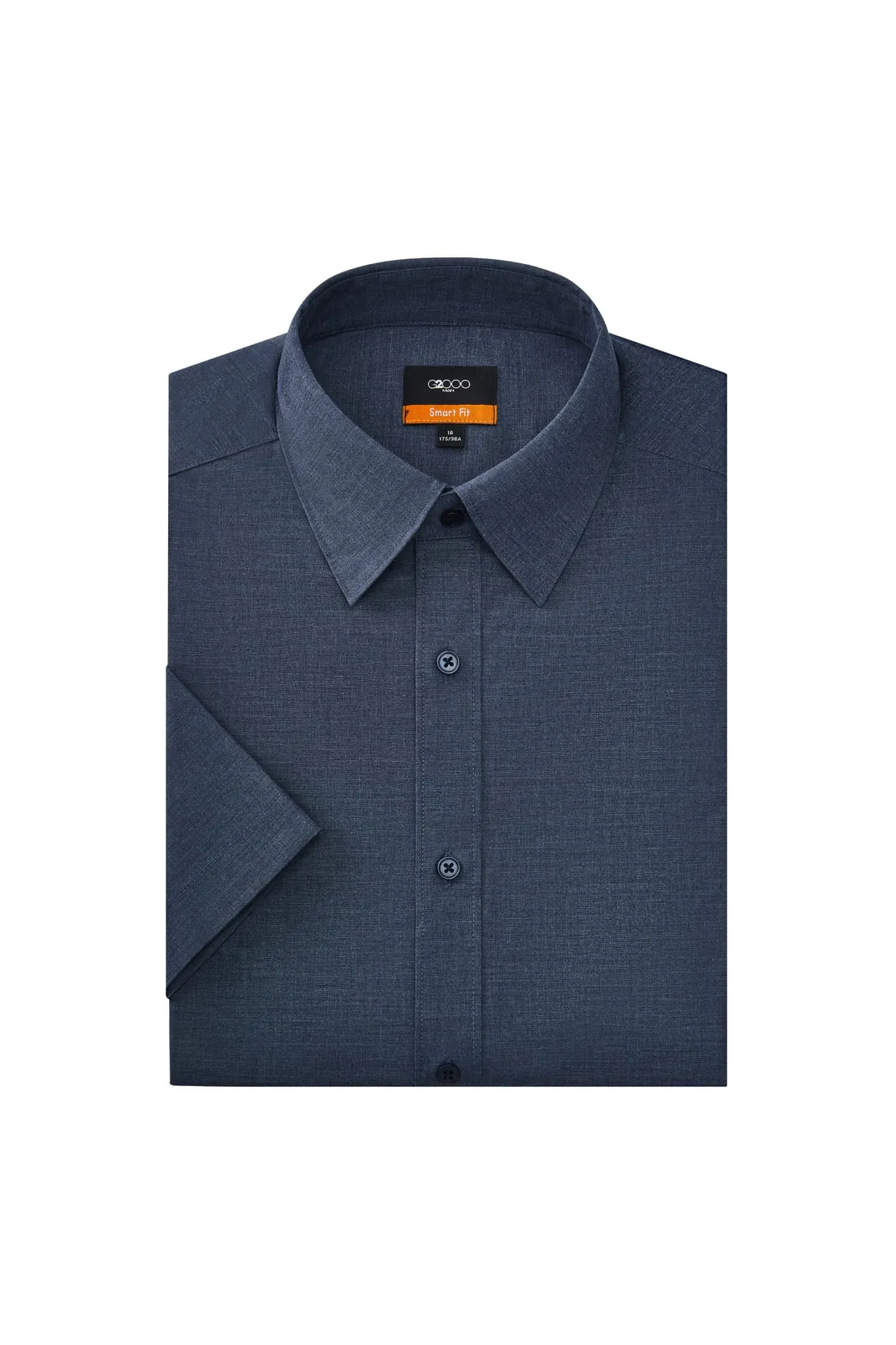 Non-Iron Easy Care Smart Fit Poplin Short Sleeve Shirt