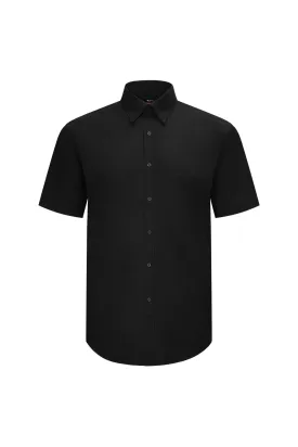Non-Iron Easy Care Smart Fit Poplin Short Sleeve Shirt