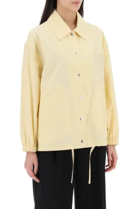 "coach jacket with logo print"
