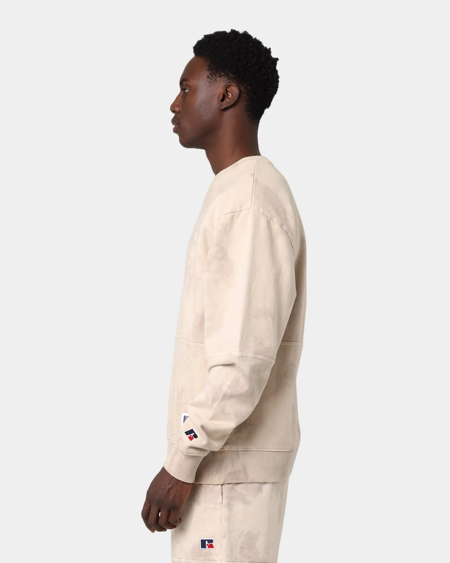 Russell Athletic Eagle R Tie Dye Crewneck Maple