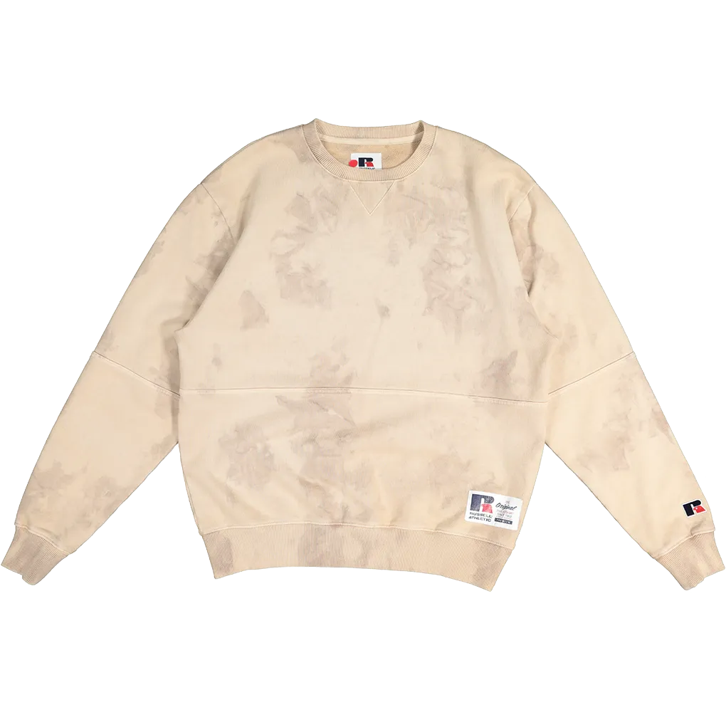 Russell Athletic Eagle R Tie Dye Crewneck Maple
