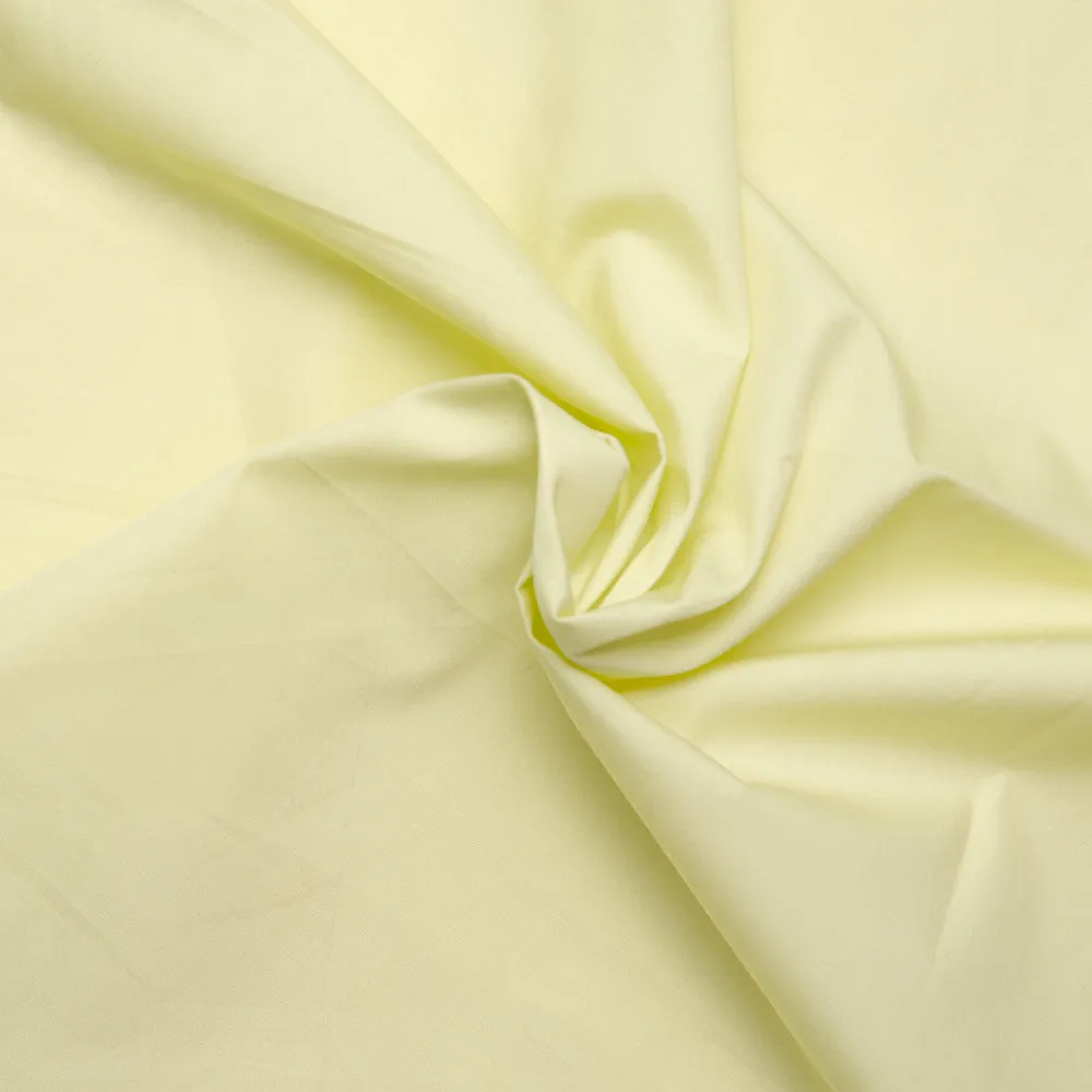 Solid poplin - SOCIETY - Limoncello