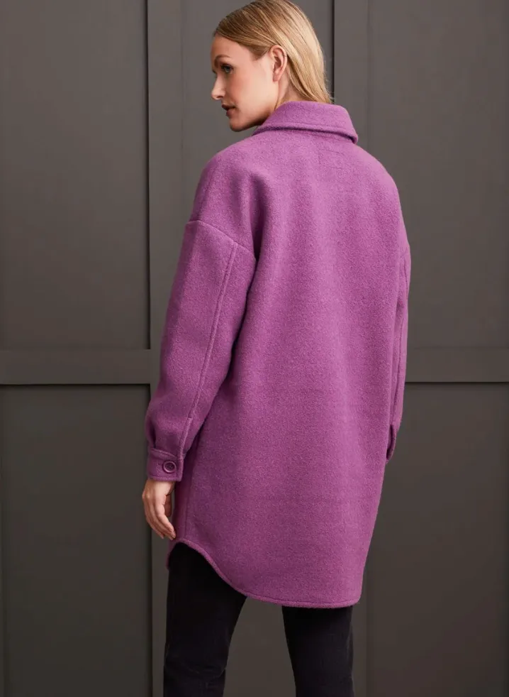 Tribal Boiled Wool Jacket-50% OFF