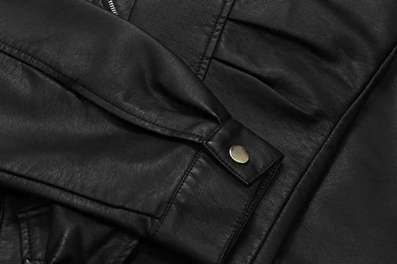 Women Leather Jacket with Belt | White Leather Jacket | Biker Jackets For Women | Faux Leather Jacket | Leather Coat | Moto Style Jackets